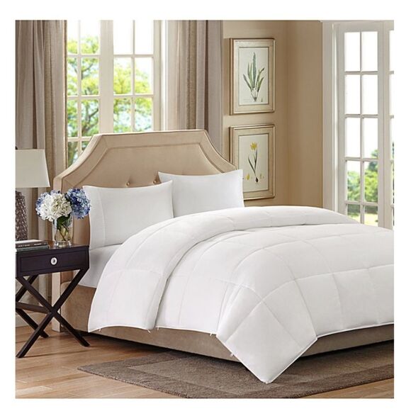 Benton Double-Layer Down-Alternative Comforter, King/California King - Picture 1 of 5